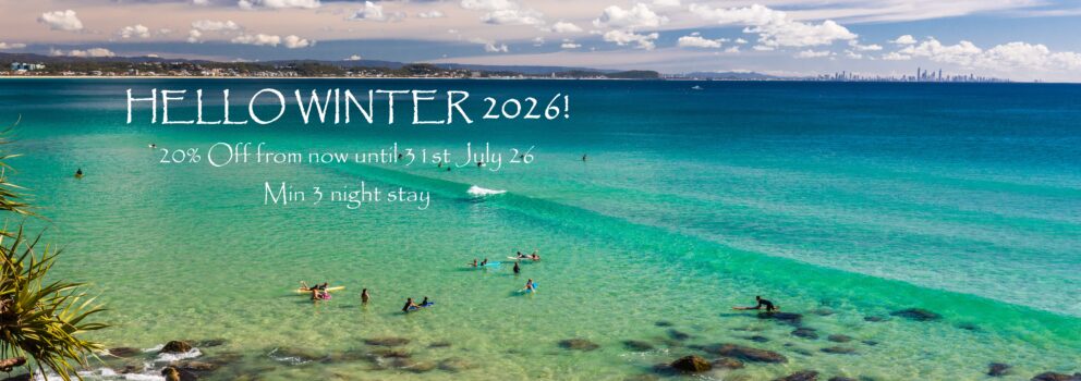 Hello Winter! 20% off from now until 31st July 2026 Min 3 night stays